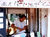 Artist at the Wine Festival