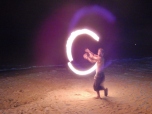 Fire Dancer at White Beach