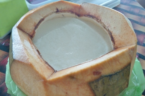 Icy Coconut Gelatin