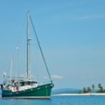 Moken Anchored at Pulau Mandariau
